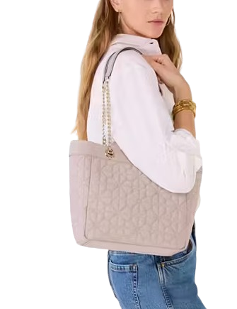 Kate Spade New York Spade Flower Quilted Nylon Medium Tote