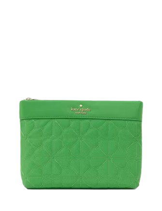 Kate Spade New York Spade Flower Quilted Nylon Pouch