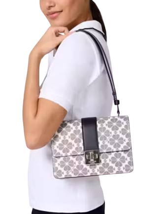 Kate Spade New York Spade Flower Small Flap Shoulder Bag