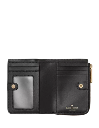 Kate Spade New York Spade Flower Small L-zip Wallet
