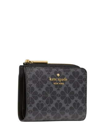 Kate Spade New York Spade Flower Small L-zip Wallet