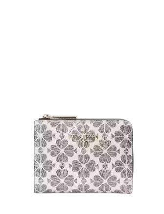 Kate Spade New York Spade Flower Small L-zip Wallet