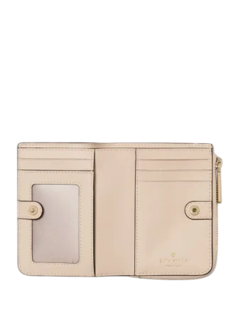 Kate Spade New York Spade Flower Small L-zip Wallet