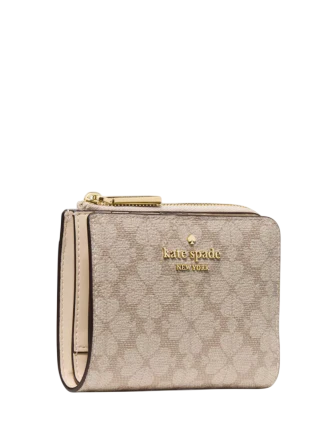 Kate Spade New York Spade Flower Small L-zip Wallet