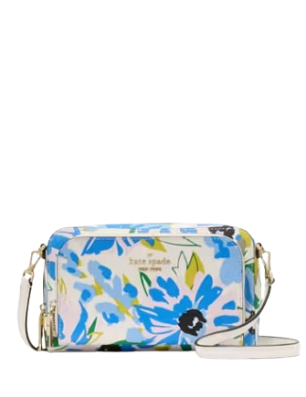 Kate Spade New York Staci Floral Dual Zip Around Mini Crossbody
