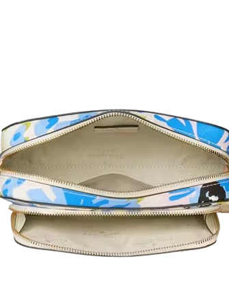 Kate Spade New York Staci Floral Dual Zip Around Mini Crossbody