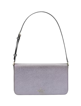 Kate Spade New York Staci Metallic Medium Flap Shoulder Bag