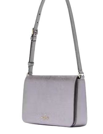 Kate Spade New York Staci Metallic Medium Flap Shoulder Bag