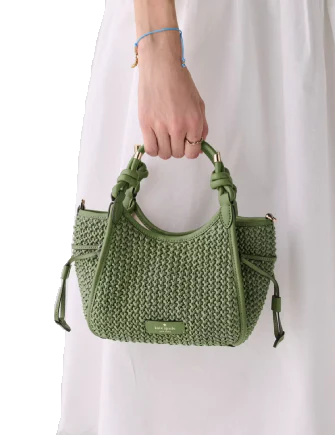 Kate Spade New York Stash Straw Mini Carryall Bag