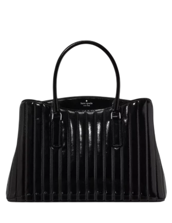 Kate Spade New York Thompson Street Shiny Quilted Satchel Bag