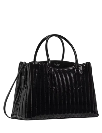 Kate Spade New York Thompson Street Shiny Quilted Satchel Bag