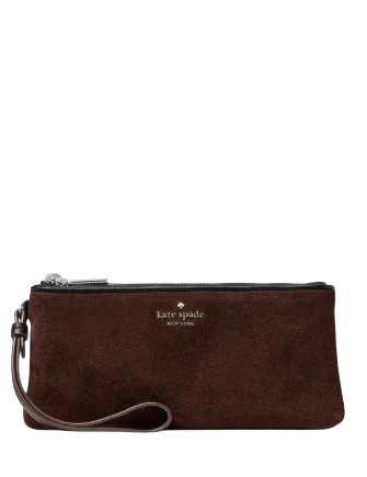 Kate Spade New York Wren Suede Wristlet