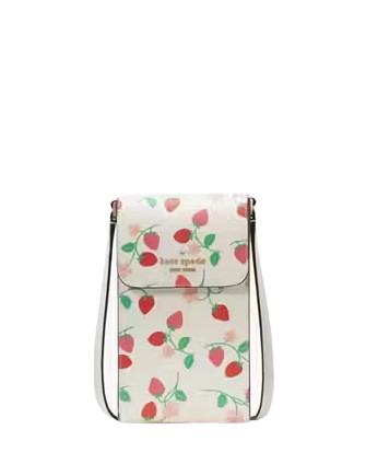 Kate Spade New York Strawberry Vine North South Phone Crossbody
