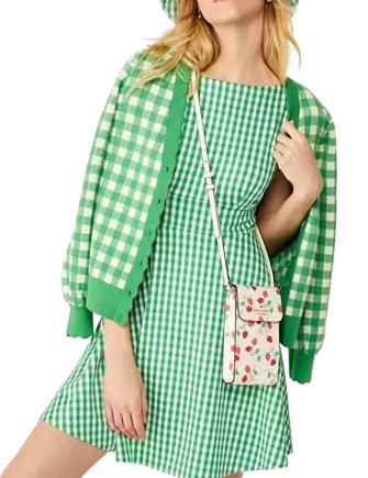 Kate Spade New York Strawberry Vine North South Phone Crossbody