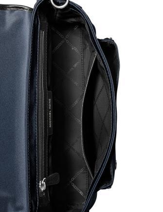 Michael Michael Kors Leila Flap Messenger Nylon Crossbody