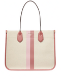 Michael Michael Kors Heidi Large Stripe Canvas Tote Bag