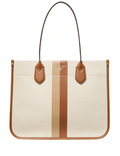 Michael Michael Kors Heidi Large Stripe Canvas Tote Bag