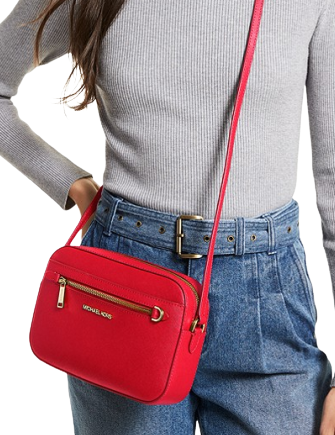 Michael Michael Kors Jet Set Large Saffiano Leather Crossbody Bag