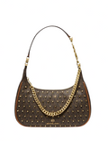 Michael Michael Kors Piper Small Studded Logo Shoulder Bag