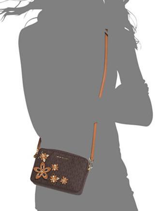 Michael Michael Kors Flowers Pouches Medium Camera Bag