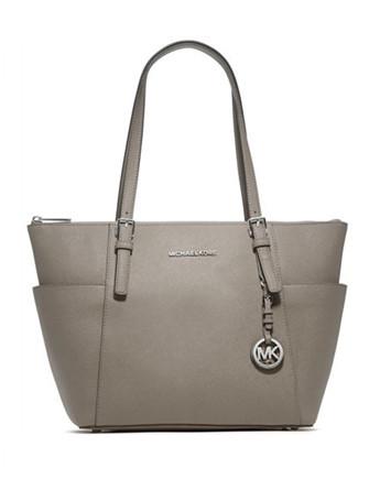 Michael Michael Kors East West Jet Set Saffiano Top Zip Tote