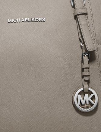 Michael Michael Kors East West Jet Set Saffiano Top Zip Tote