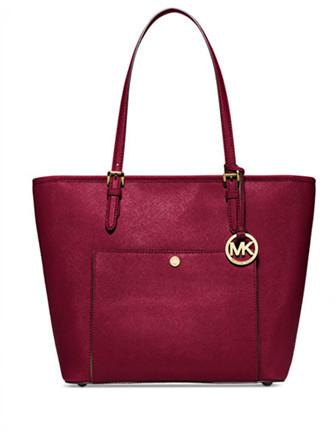 Michael Michael Kors Jet Set Item Large Top Zip Pocket Tote