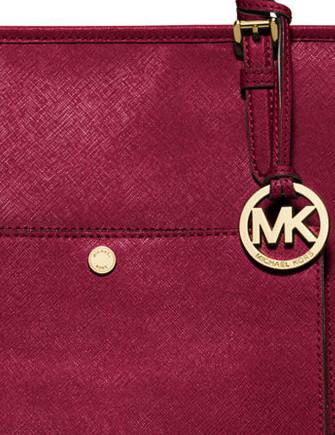 Michael Michael Kors Jet Set Item Large Top Zip Pocket Tote