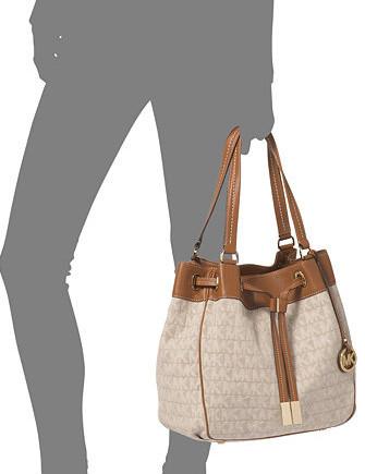 Michael Michael Kors Marina Large Signature Drawstring Tote