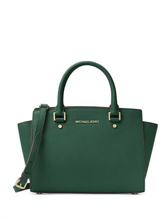 Michael Michael Kors Medium Selma Saffiano Zip Satchel