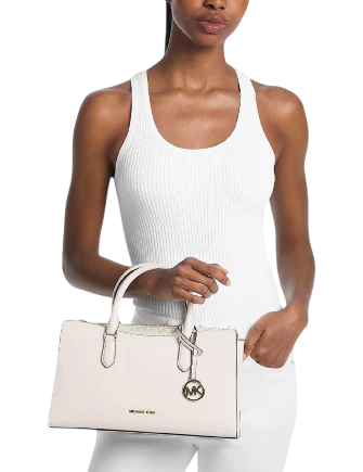 Michael Michael Kors Arden Medium Leather Top-Zip Satchel