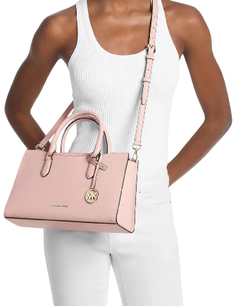 Michael Michael Kors Arden Medium Leather Top-Zip Satchel