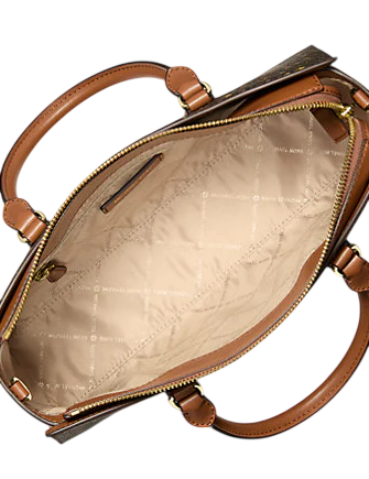 Michael Michael Kors Arden Medium Printed Signature Logo Satchel