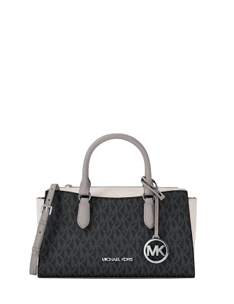 Michael Michael Kors Arden Small Color-Block Signature Logo Messenger Bag