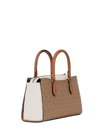 Michael Michael Kors Arden Small Color-Block Signature Logo Messenger Bag