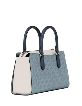 Michael Michael Kors Arden Small Color-Block Signature Logo Messenger Bag