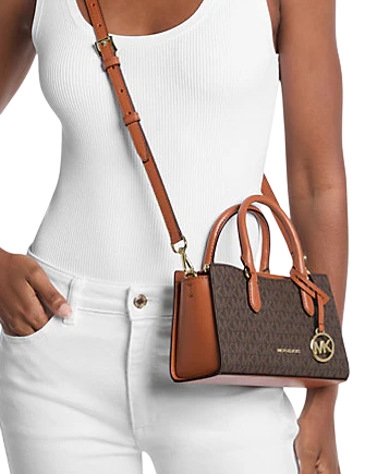 Michael Michael Kors Arden Small Signature Logo Messenger Bag