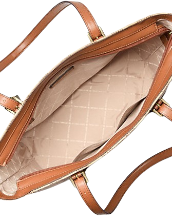 Michael Michael Kors Aria Large Signature Logo Jacquard Tote Bag