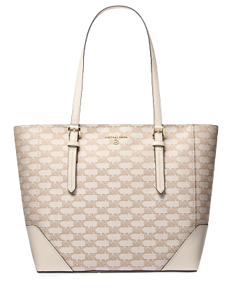 Michael Michael Kors Aria Large Signature Logo Jacquard Tote Bag