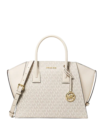 Michael Michael Kors Avril Large Signature Logo Satchel