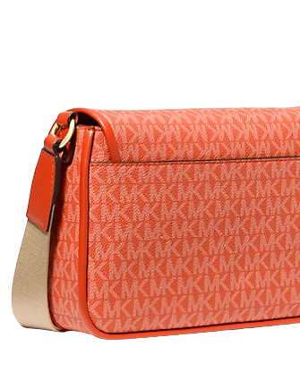 Michael Michael Kors Bradshaw Medium Signature Logo Messenger Bag