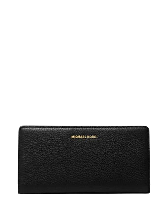 Michael Michael Kors Bryant Large Pebbled Leather Snap-Front Wallet