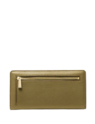 Michael Michael Kors Bryant Large Pebbled Leather Snap-Front Wallet