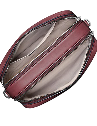 Michael Michael Kors Bryant Medium Burnished Leather Camera Crossbody Bag