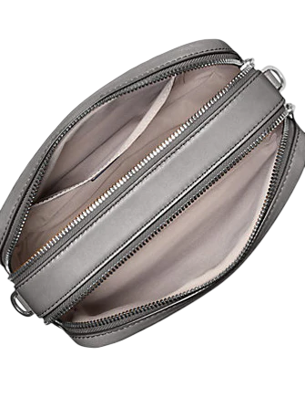 Michael Michael Kors Bryant Medium Burnished Leather Camera Crossbody Bag