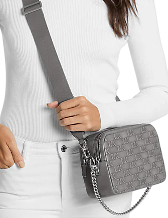 Michael Michael Kors Bryant Medium Burnished Leather Camera Crossbody Bag