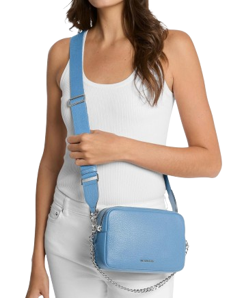 Michael Michael Kors Bryant Medium Double Zip Chain Camera Crossbody