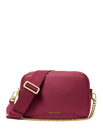 Michael Michael Kors Bryant Medium Pebbled Leather Camera Crossbody Bag