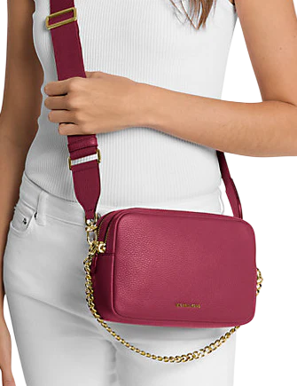 Michael Michael Kors Bryant Medium Pebbled Leather Camera Crossbody Bag