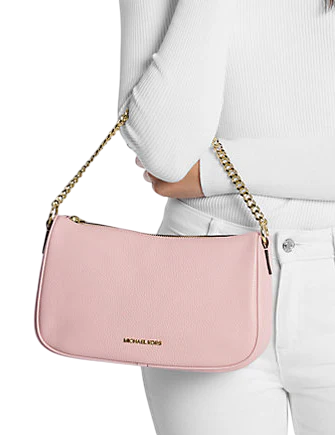 Michael Michael Kors Carmela Medium Pebbled Leather Convertible Crossbody Bag